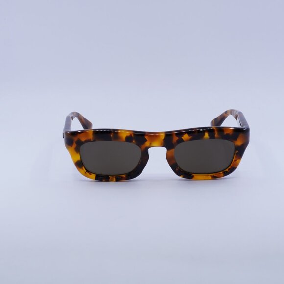 Gucci GG1777S 003 Sunglasses Spotted Havana Square Frame, Brown Lenses main image 8
